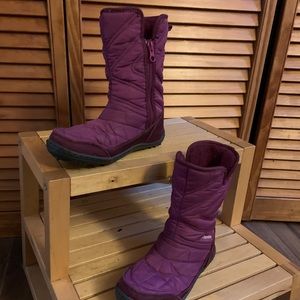 Columbia Youth Minx slip-on snow boots Size 1